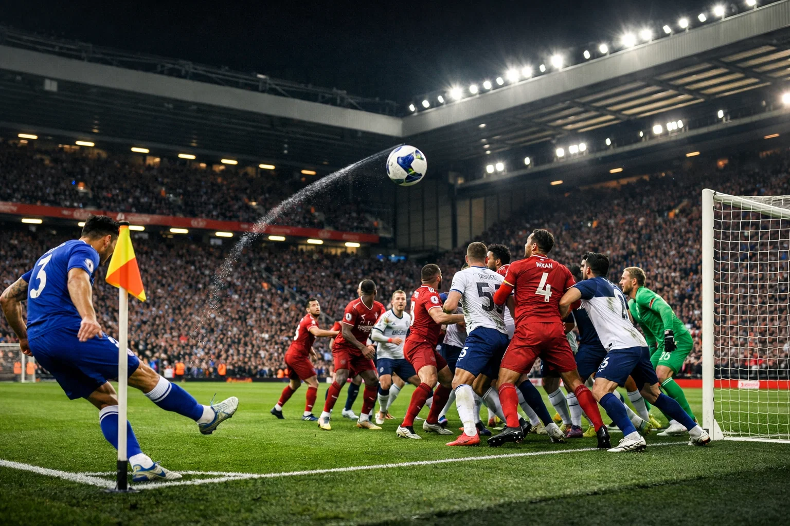 Mercado de apuestas de córners en la Premier League