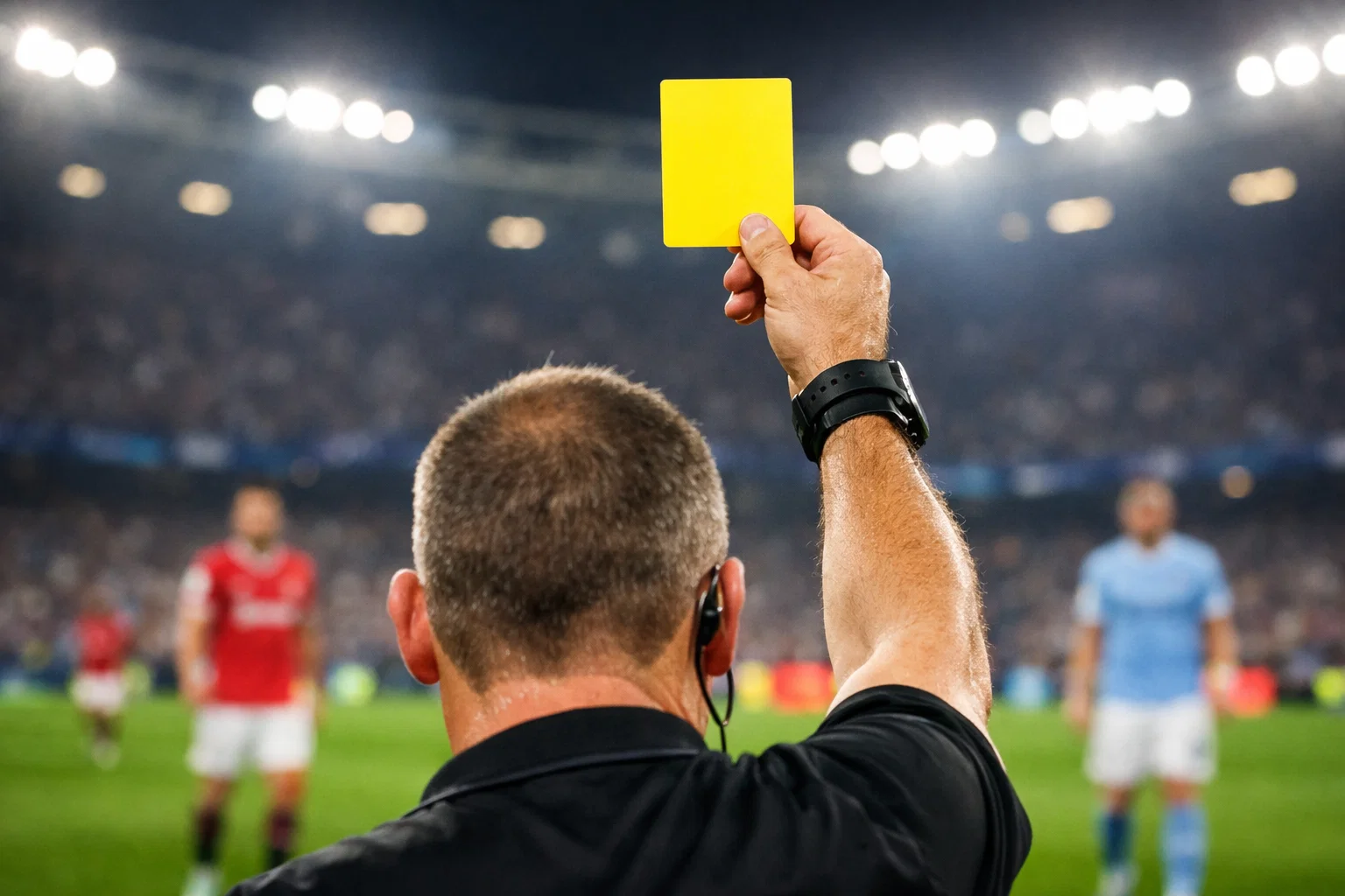 Mercado de apuestas de tarjetas amarillas y rojas en la Premier League